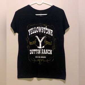 NWT Tractor Supply Yellowstone Dutton Ranch Black T Shirt